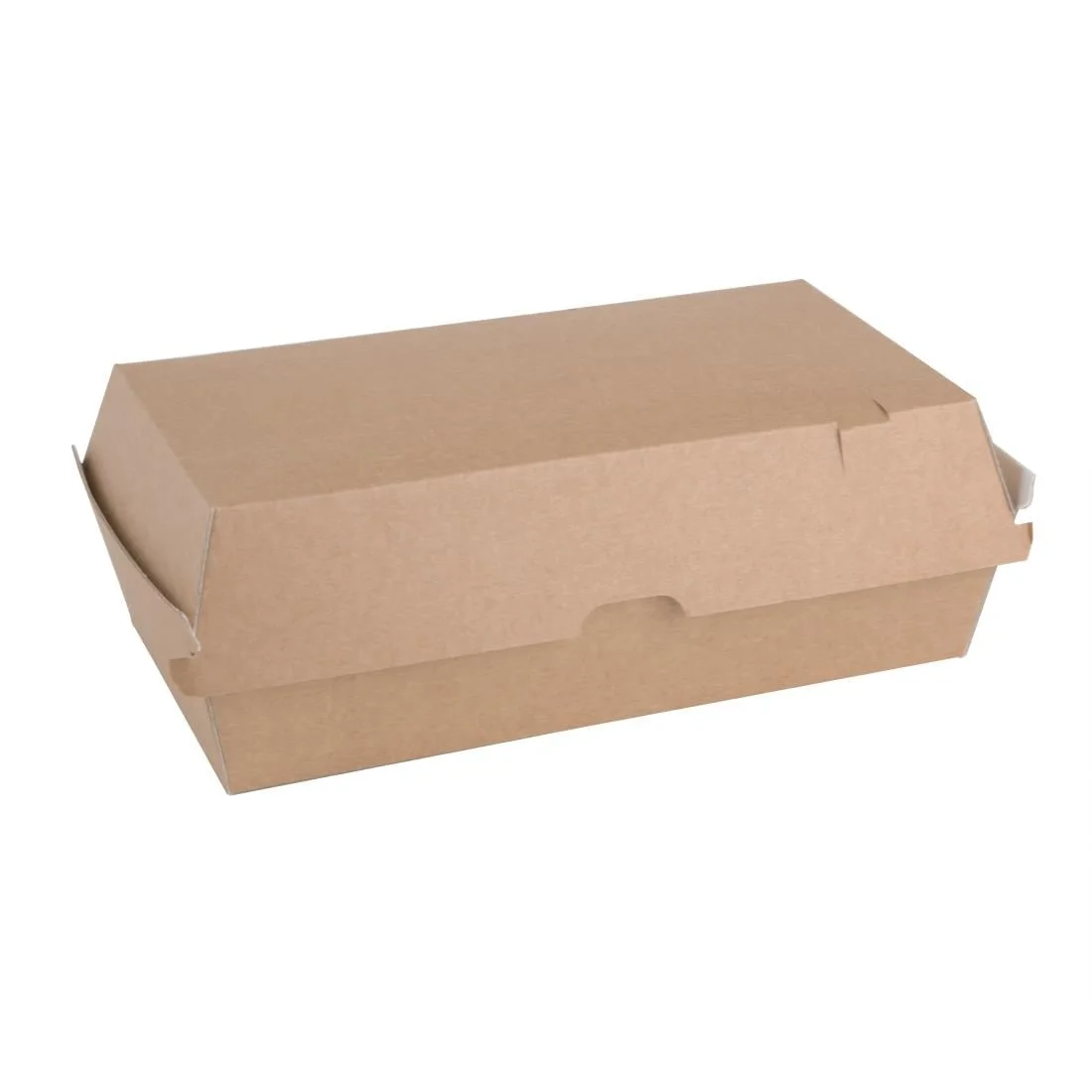 Fiesta Compostable Kraft Food Boxes Large 204mm (Pack of 100) - Image 1