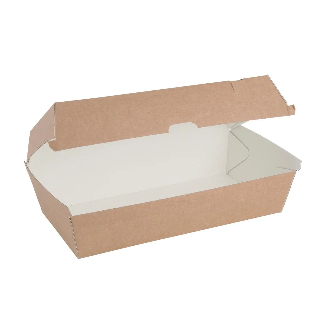 Fiesta Compostable Kraft Food Boxes Large 204mm (Pack of 100) - Image 3