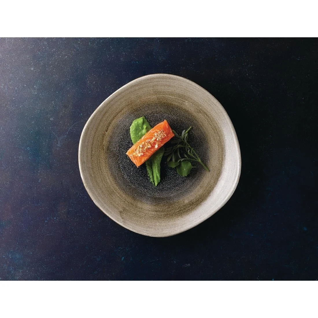 Churchill Stonecast Aqueous Organic Round Plates Bayou Taupe 210mm (12 Pack) - Image 2