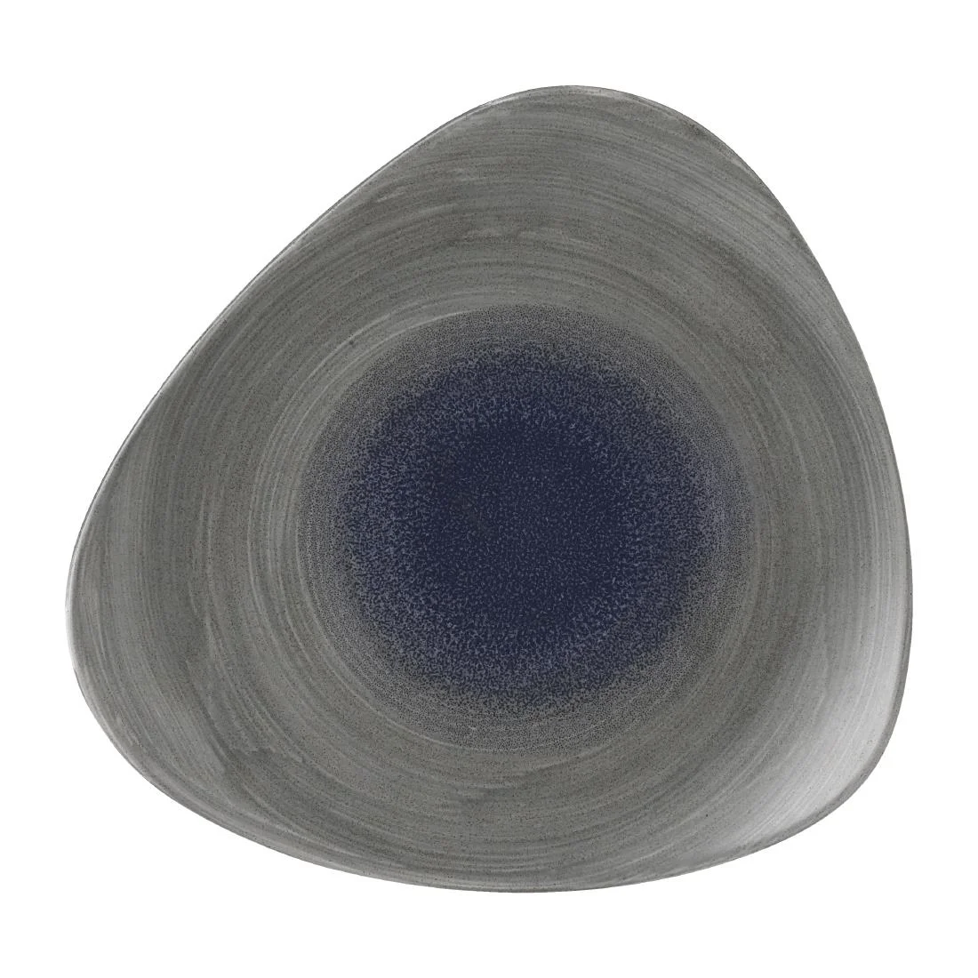 Churchill Stonecast Aqueous Lotus Plates Grey 305mm (6 Pack) - Image 1