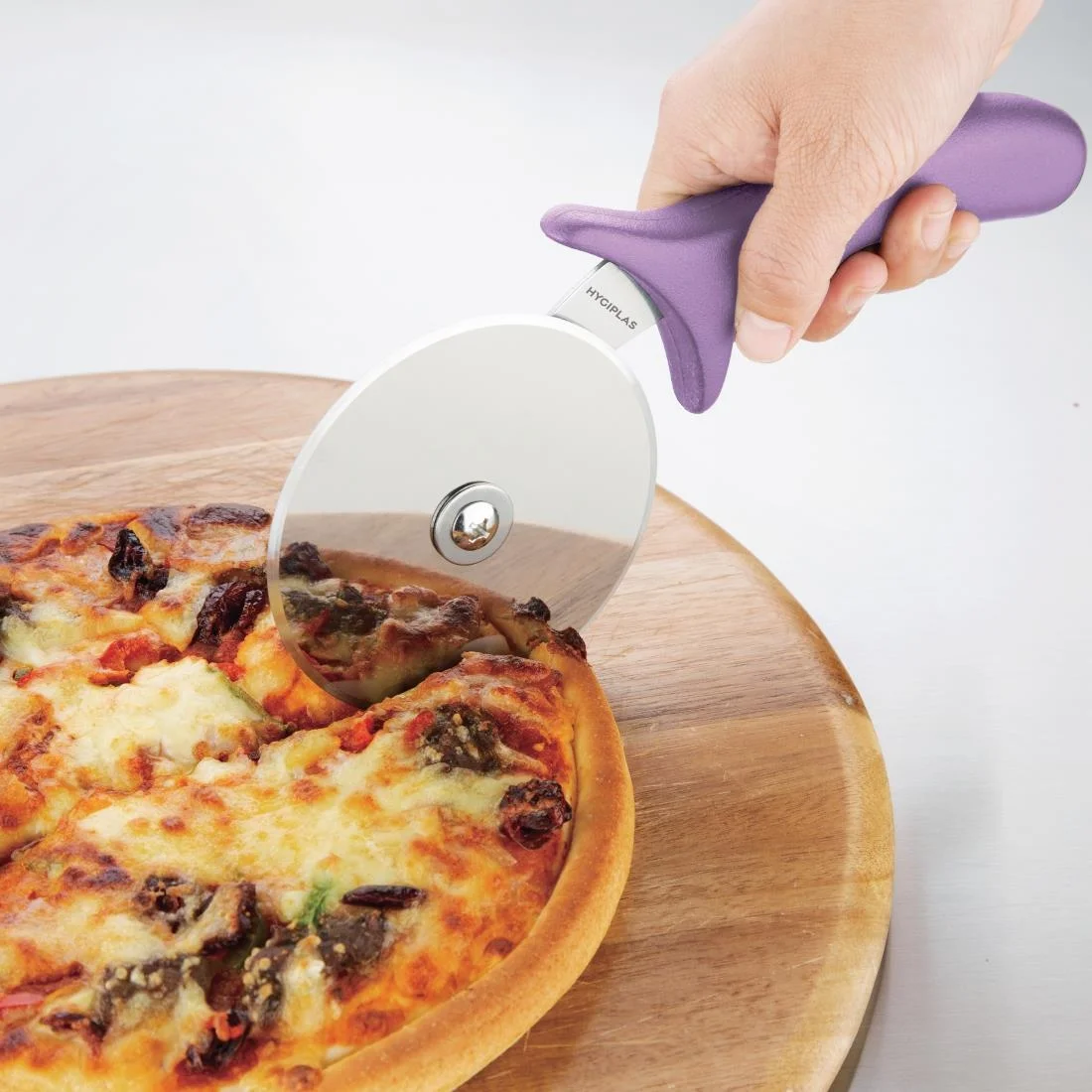 Hygiplas Pizza Wheel Purple Allergens - 4" - Image 3