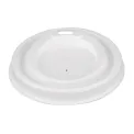 Fiesta Compostable Bagasse Coffee Cup Lids 225ml / 8oz (Pack of 1000) - Image 2
