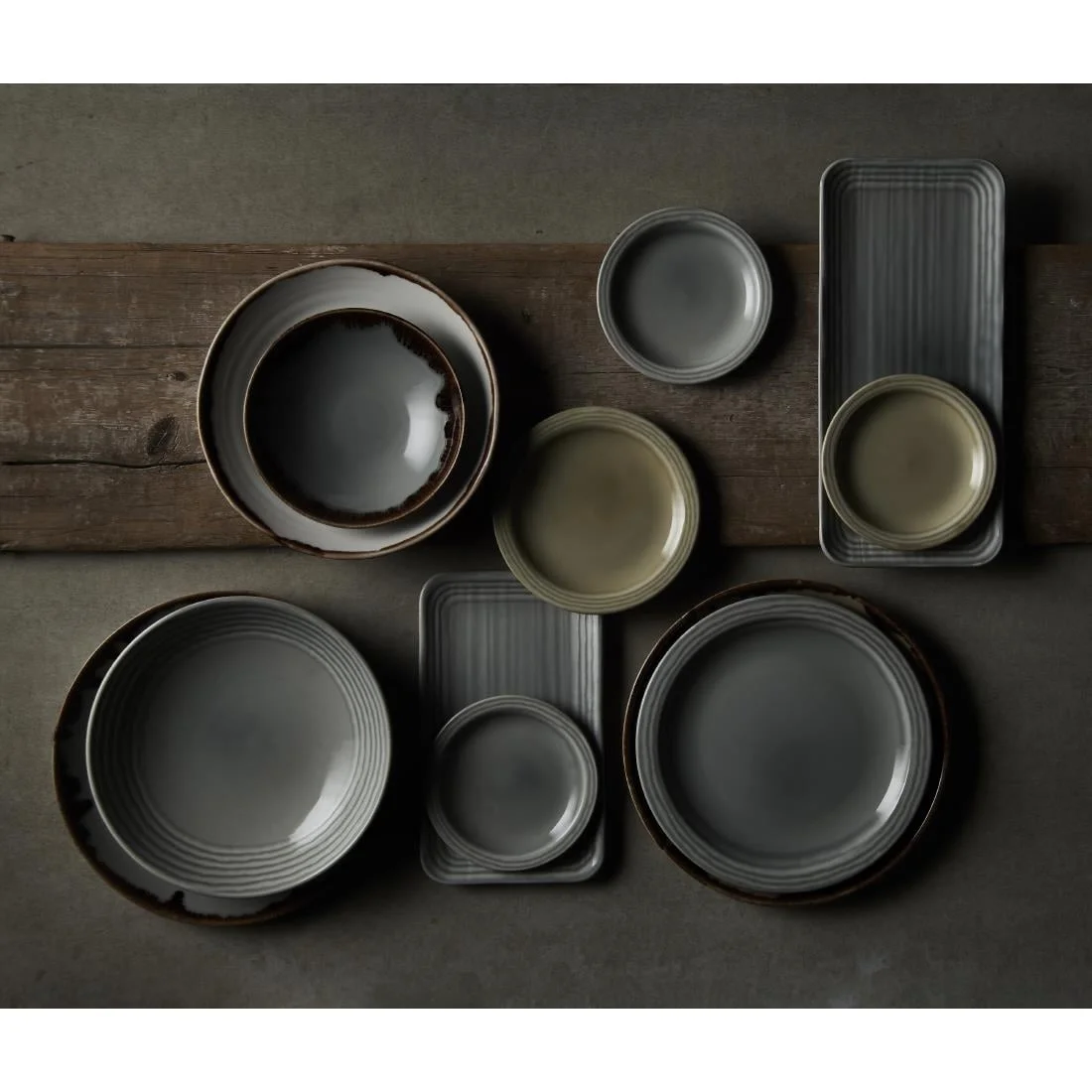 Dudson Harvest Norse Nova Plate Grey 152mm (12 Pack) - Image 3