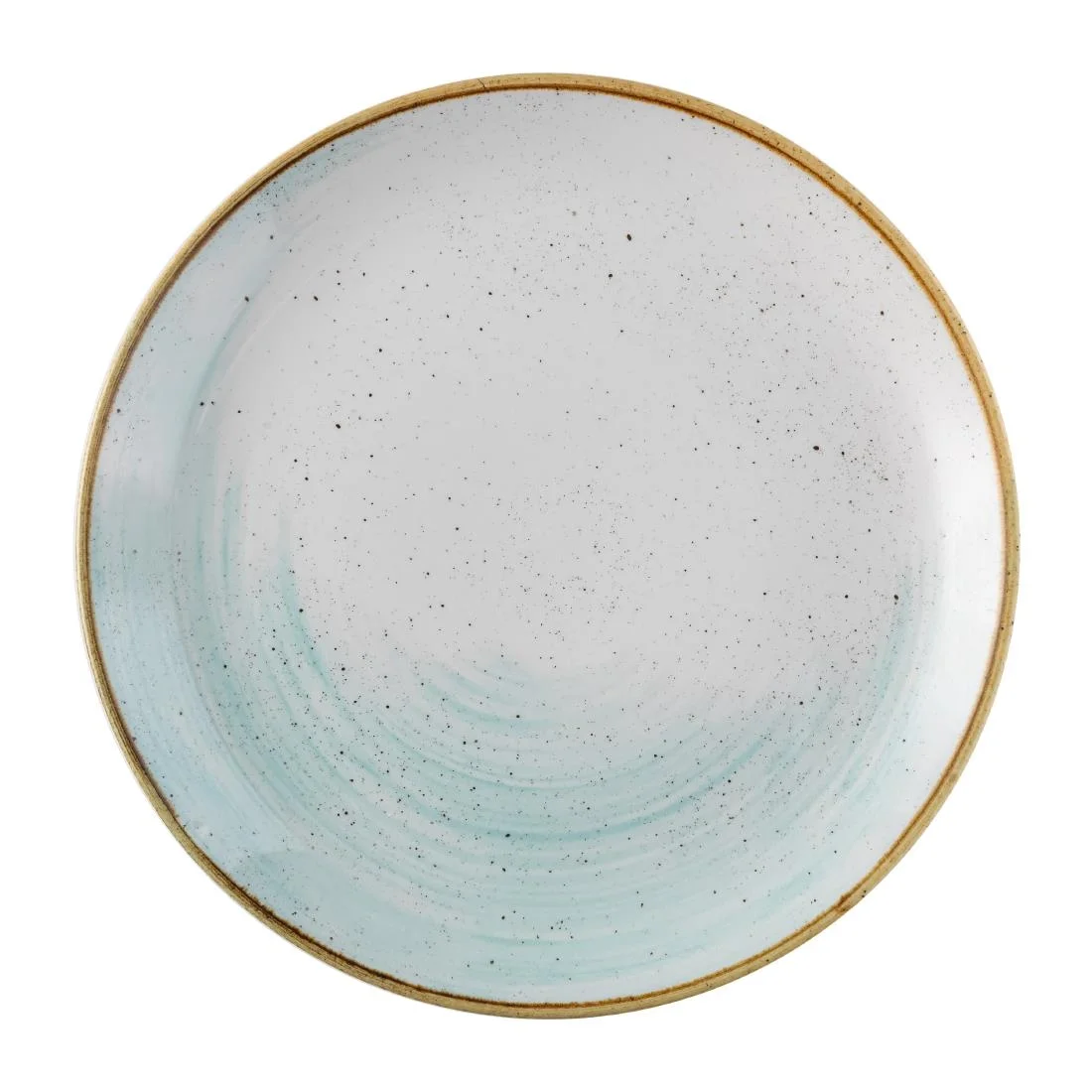 Churchill Stonecast Accents Evolve Coupe PlateS Duck Egg 286mm (12 Pack) - Image 1
