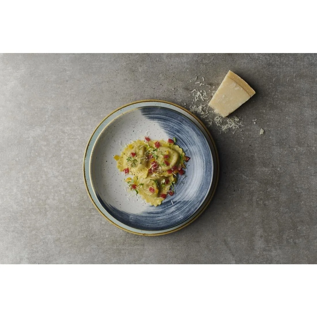 Churchill Stonecast Accents Coupe Bowl Blueberry 182mm (12 Pack) - Image 2