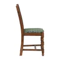 Mayfair Dining Chair with Green Diamond Padded Seat (Pack of 2) - Image 2