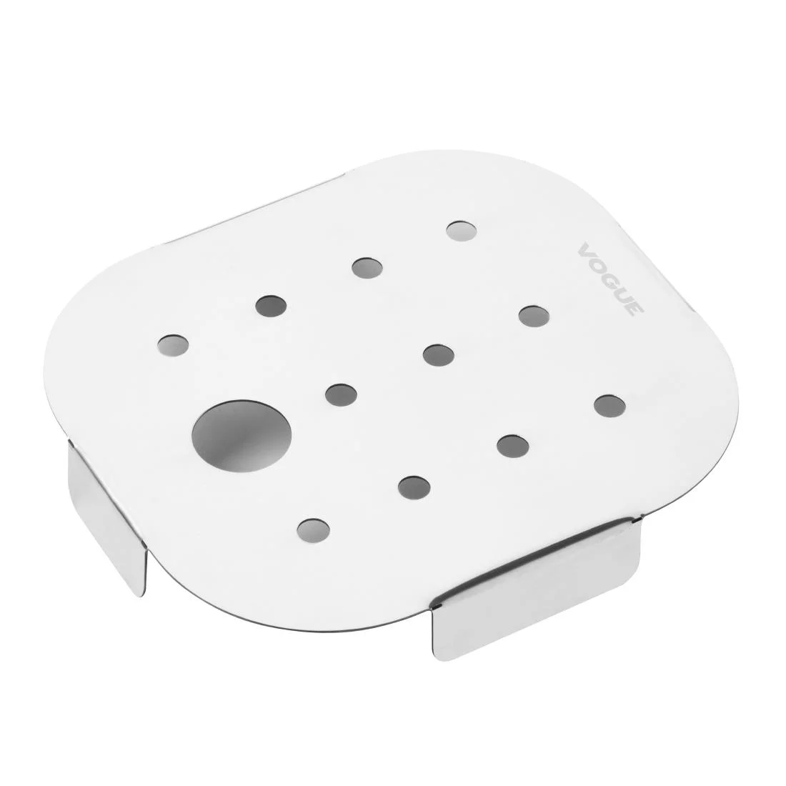 Vogue Stainless Steel GN Drainer Tray for GN 1/6 - Image 1