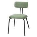 Bolero Fairfield Chairs Black and Green Mix (2 Pack) - Image 1