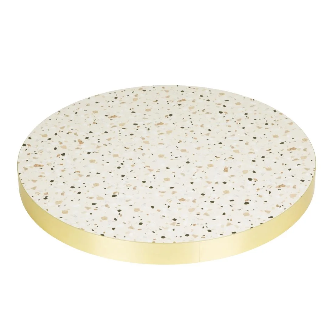 Bolero Terrazzo Style Round Table Top 600mm - Image 1