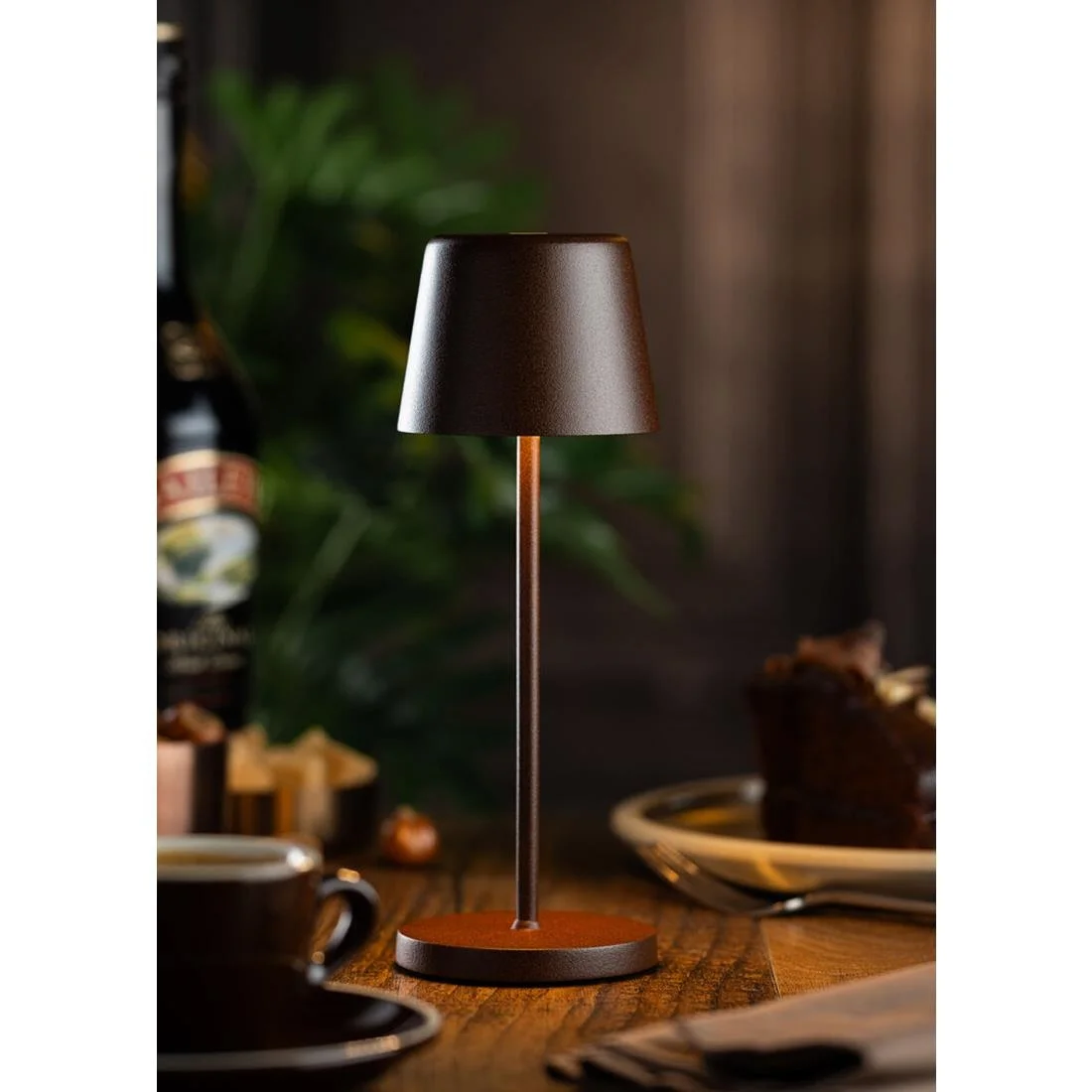 Utopia Bermuda Micro LED Cordless Table Lamp 210mm Corten (6 Pack) - Image 4
