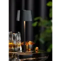 Utopia Montego Micro LED Cordless Table Lamp 200mm Black (6 Pack) - Image 2