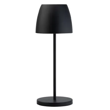 Utopia Montserrat LED Cordless Table Lamp 300mm Black (6 Pack)