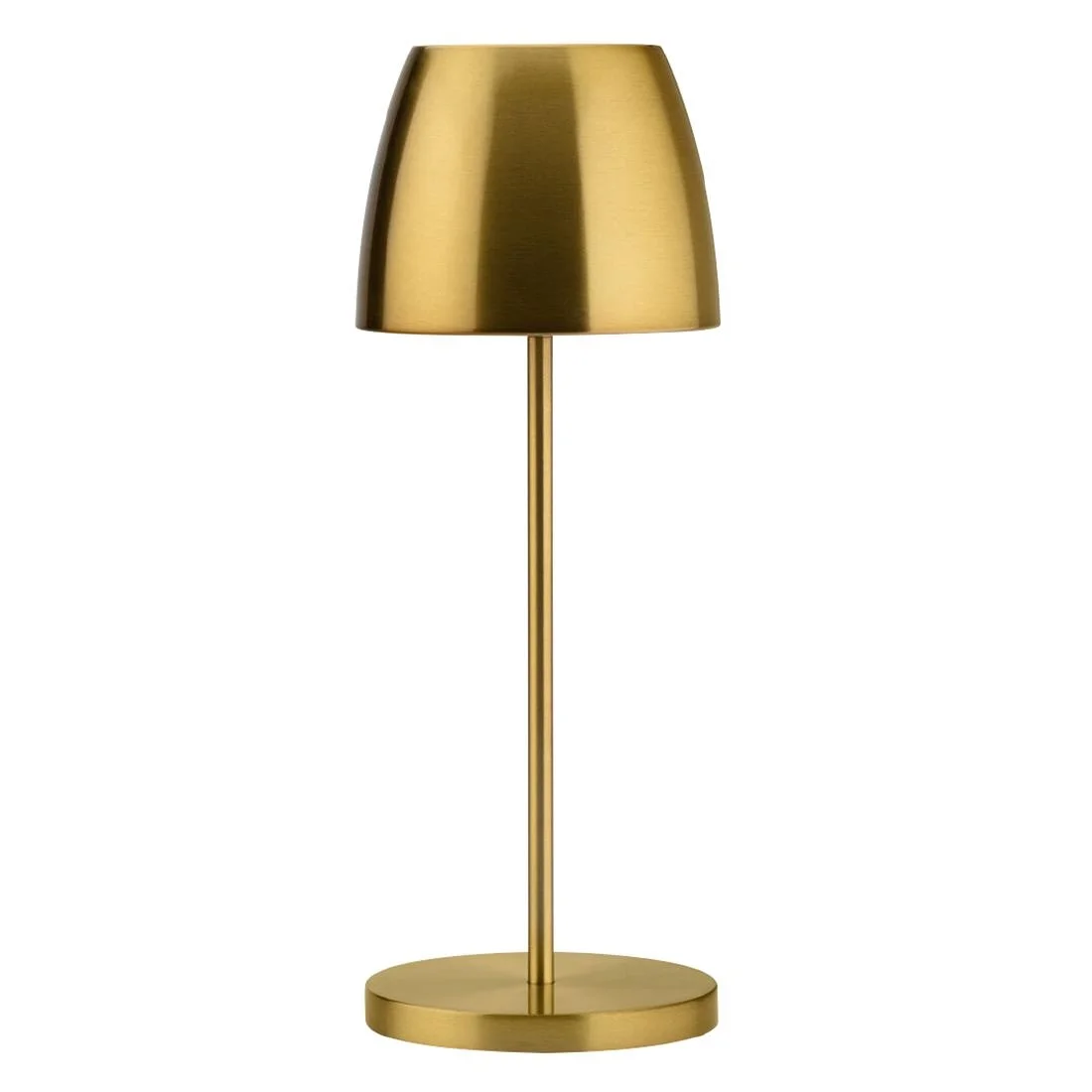 Utopia Montserrat LED Cordless Table Lamp 300mm Brushed Gold (6 Pack) - Image 1