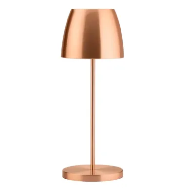 Utopia Montserrat LED Cordless Table Lamp 300mm Brushed Copper (6 Pack)