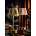 Utopia Dominica LED Cordless Table Lamp 260mm Brushed Gold (6 Pack) - Image 3