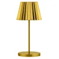 Utopia Dominica LED Cordless Table Lamp 260mm Brushed Gold (6 Pack) - Image 1