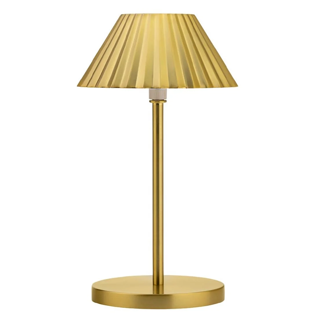 Utopia Aruba LED Cordless Table Lamp 230mm Brushed Gold (6 Pack) - Image 1