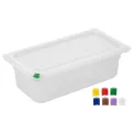 Hygiplas Click PP GN Container 1/3 with Lid & 7 Colour Clips 100mm 3.6Ltr (4 Pack) - Image 2