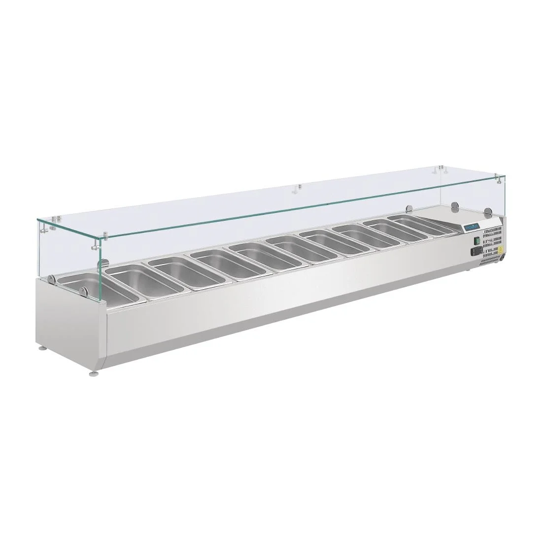 Polar Refrigerated Countertop Servery Prep Unit 10x 1/4GN - Image 1