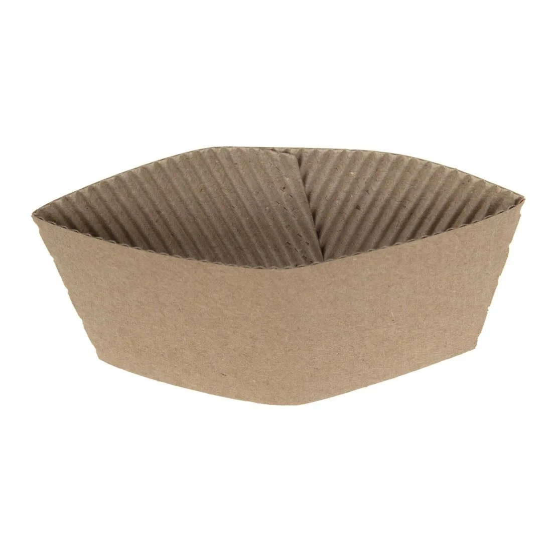 Fiesta Recyclable Corrugated Cup Sleeves for 8oz Cup (Pack of 1000) - Image 1