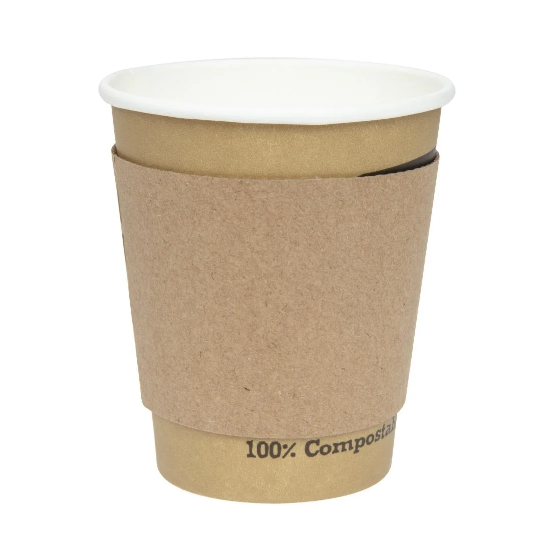Fiesta Recyclable Corrugated Cup Sleeves for 8oz Cup (Pack of 1000) - Image 5
