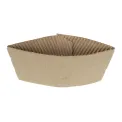 Fiesta Compostable Corrugated Cup Sleeves for 12/16oz Cups (Pack of 1000) - Image 1