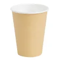 Fiesta Recyclable Coffee Cups Single Wall Kraft 340ml / 12oz (Pack of 50) - Image 1