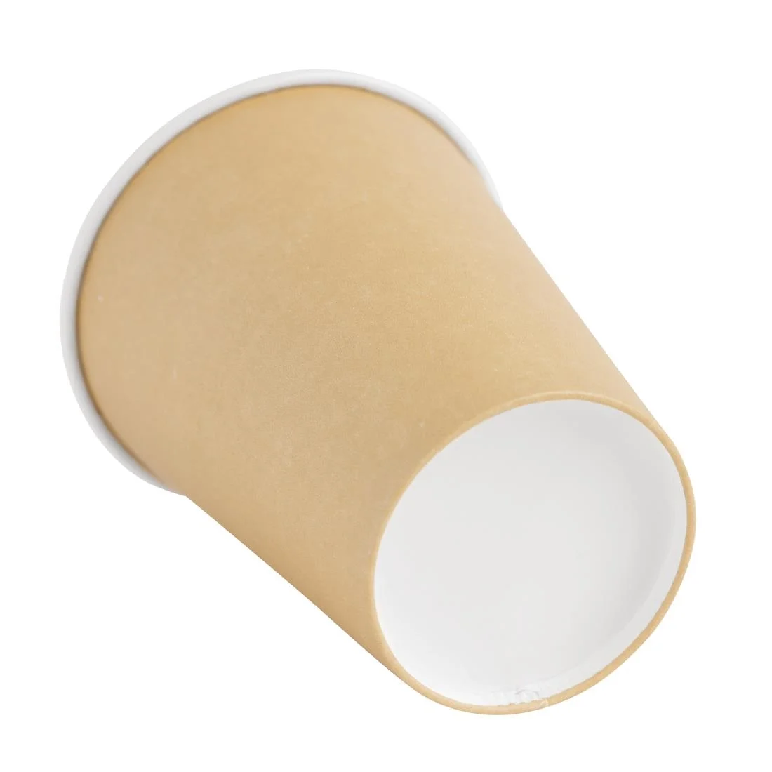 Fiesta Recyclable Coffee Cups Single Wall Kraft 340ml / 12oz (Pack of 1000) - Image 3