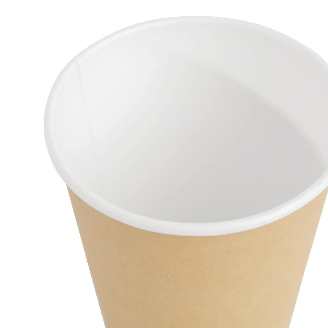 Fiesta Recyclable Coffee Cups Single Wall Kraft 340ml / 12oz (Pack of 1000) - Image 7