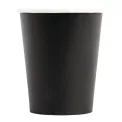 Fiesta Recyclable Coffee Cups Single Wall Black 225ml / 8oz (Pack of 50) - Image 3