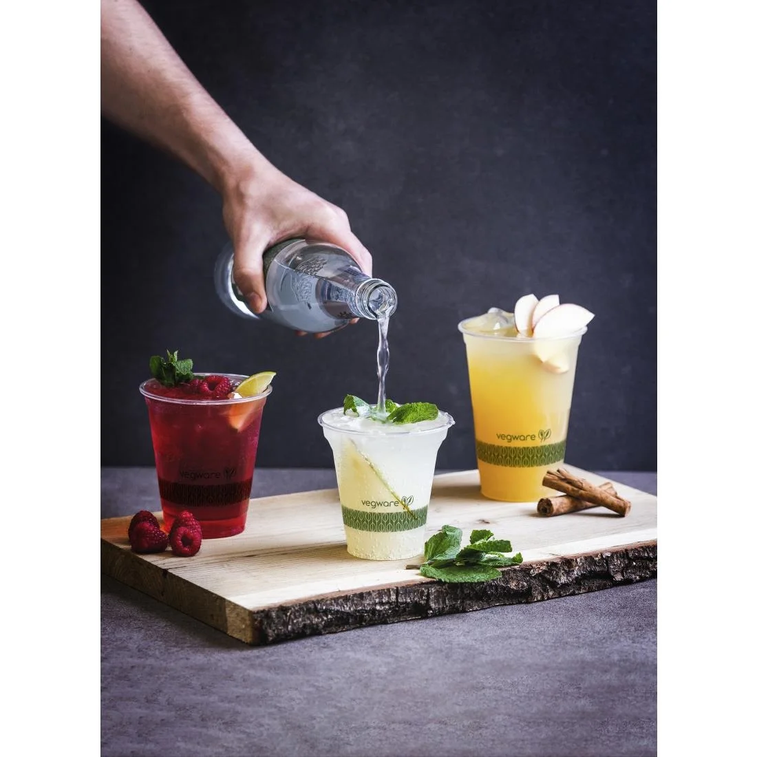 Vegware Compostable PLA Cold Cup 96-Series 12oz (1000 Pack) - Image 5