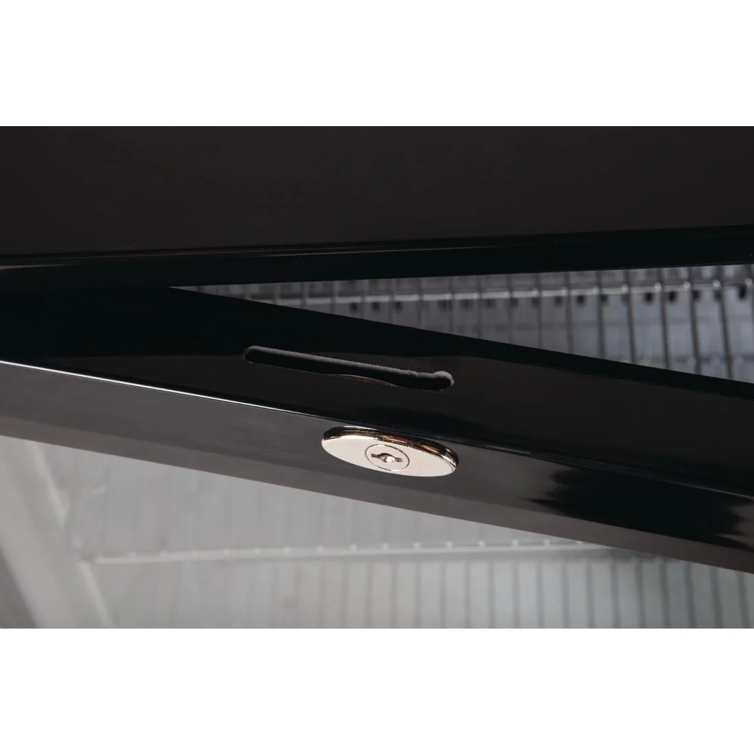 Polar Back Bar Cooler with Hinged Doors in Black 198Ltr - Image 13