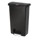 Rubbermaid Slim Jim Step on Front Pedal Black 50Ltr - Image 3