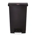 Rubbermaid Slim Jim Step on Front Pedal Black 50Ltr - Image 1