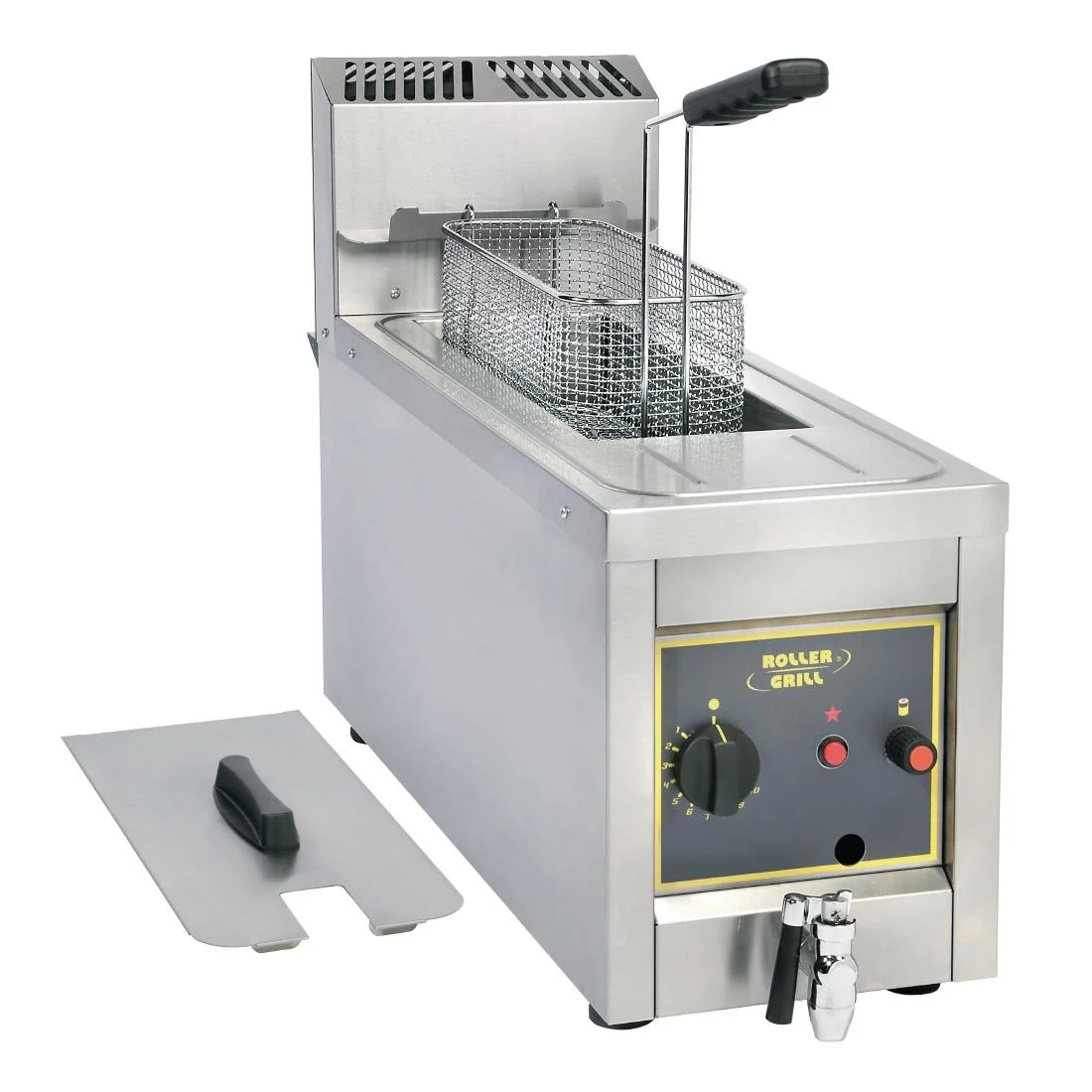 Roller Grill Single Tank Countertop Fryer RF8