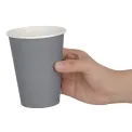Fiesta Recyclable Coffee Cups Single Wall Charcoal 340ml / 12oz (Pack of 1000) - Image 4