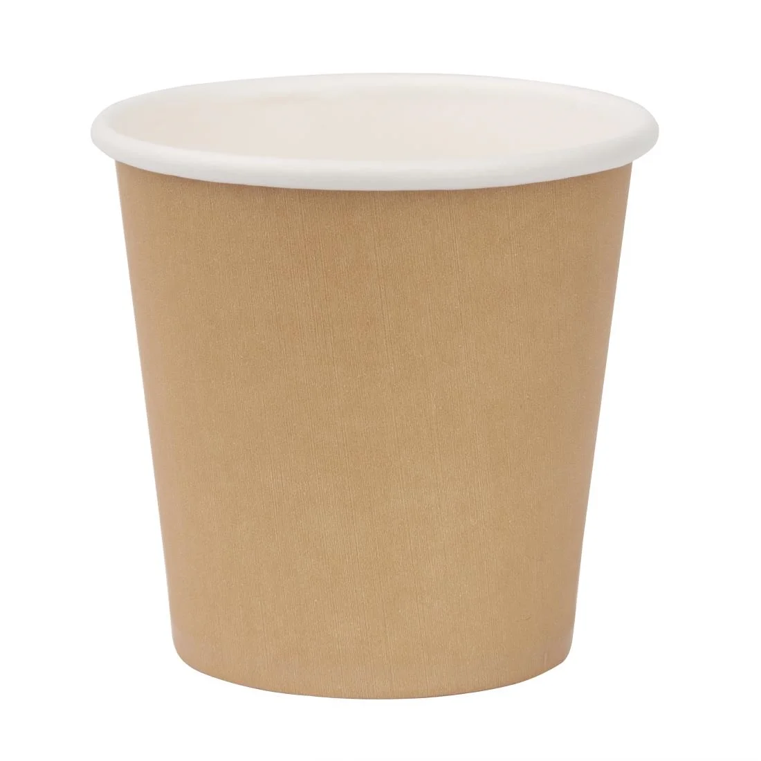 Fiesta Recyclable Espresso Cups Single Wall Kraft 112ml / 4oz (Pack of 1000) - Image 1
