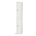 Elite Double Door Electronic Combination Locker White - Image 1
