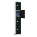 Elite Four Door Electronic Combination Locker Black - Image 4