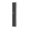 Elite Single Door Padlock Locker Graphite Grey - Image 2