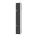 Elite Double Door Camlock Locker Graphite Grey - Image 2
