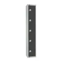Elite Five Door Electronic Combination Locker Graphite Grey - Image 1