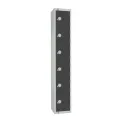 Elite Six Door Coin Return Locker Graphite Grey - Image 1