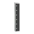 Elite Six Door Manual Combination Locker Locker Graphite Grey - Image 1