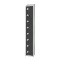 Elite Eight Door Electronic Combination Locker with Sloping Top Graphite Grey - Image 3