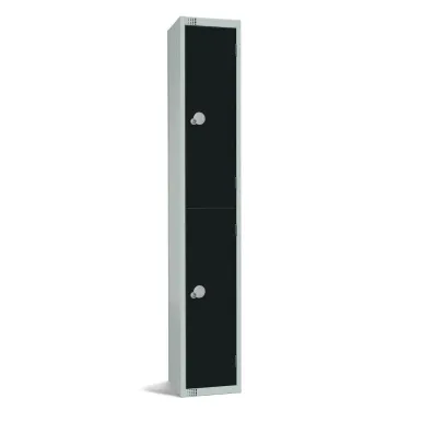 Elite Double Door Manual Combination Locker Locker Black