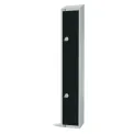 Elite Double Door Manual Combination Locker Locker Black with sloping top - Image 2
