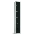 Elite Five Door Electronic Combination Locker Black - Image 1