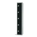 Elite Five Door Electronic Combination Locker Black - Image 3
