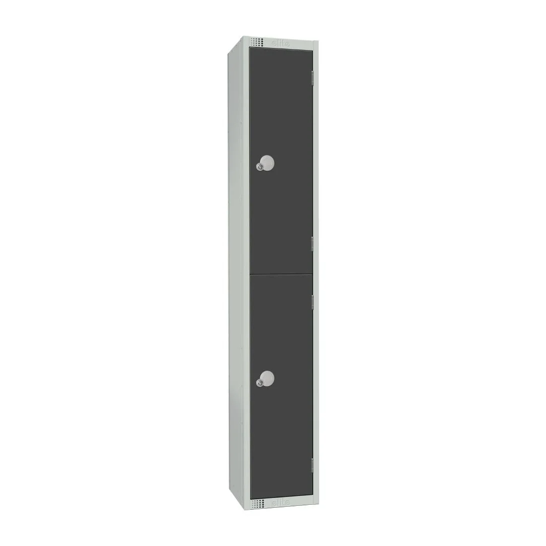 Elite Double Door Electronic Combination Locker Graphite Grey - Image 1